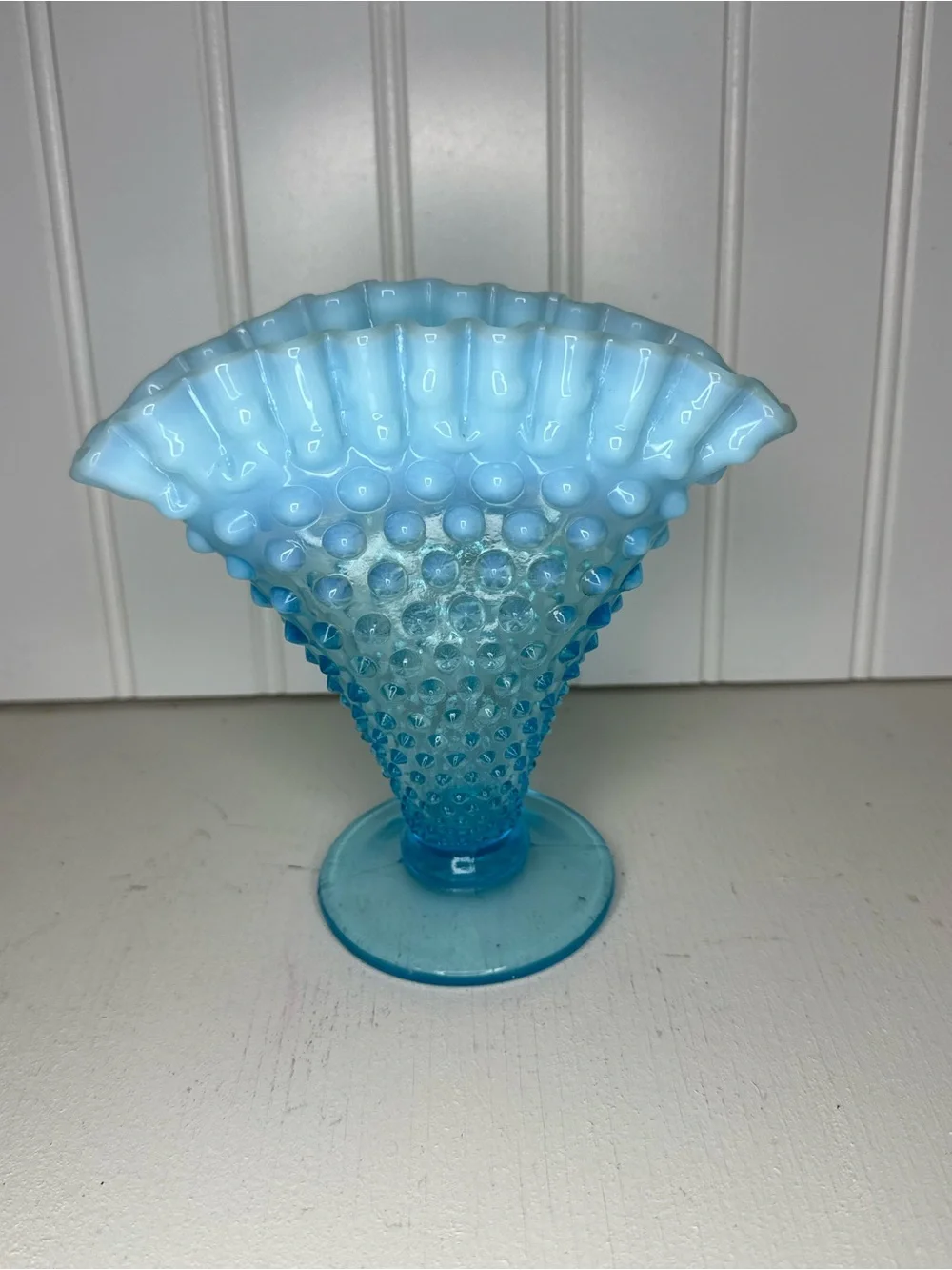 Vintage Fenton Blue Opalescent 6